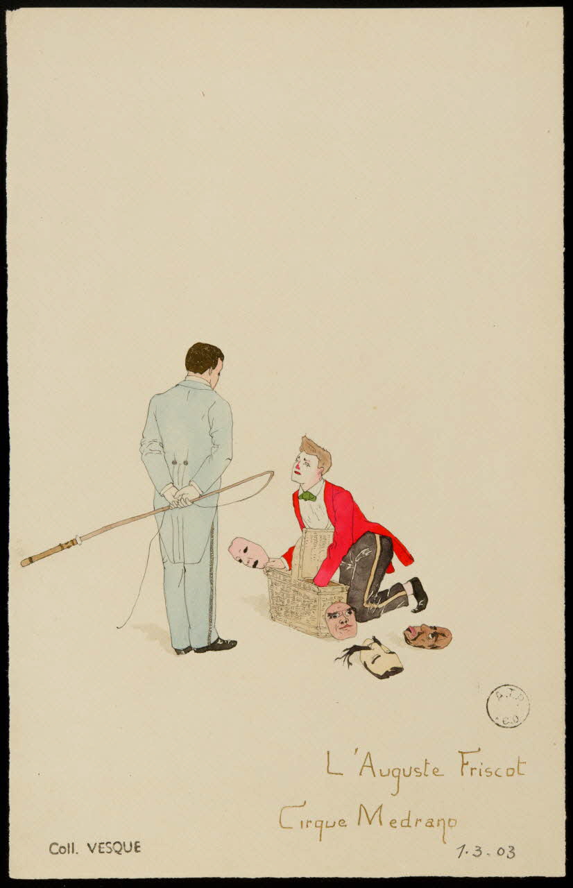 partie d'un ensemble de dessins L'Auguste Friscot 1968.102.1737.2 Photo Mucem