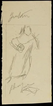 partie d'un ensemble de dessins Esquisse 1968.102.1745.3 Photo Mucem
