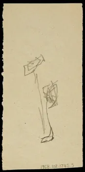partie d'un ensemble de dessins Esquisses de personnes 1968.102.1745.5 Photo Mucem