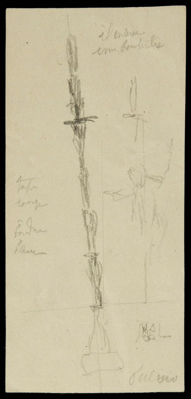 partie d'un ensemble de dessins Fulvio 1968.102.1747.2 Photo Mucem