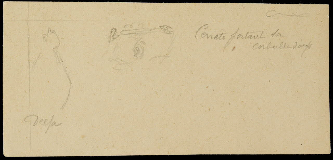 partie d'un ensemble de dessins Cerrato portant la  corbeille d'oeufs 1968.102.1747.4 Photo Mucem