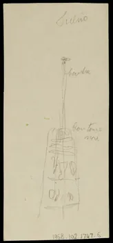 partie d'un ensemble de dessins Baronas 1968.102.1747.6  Photo Mucem