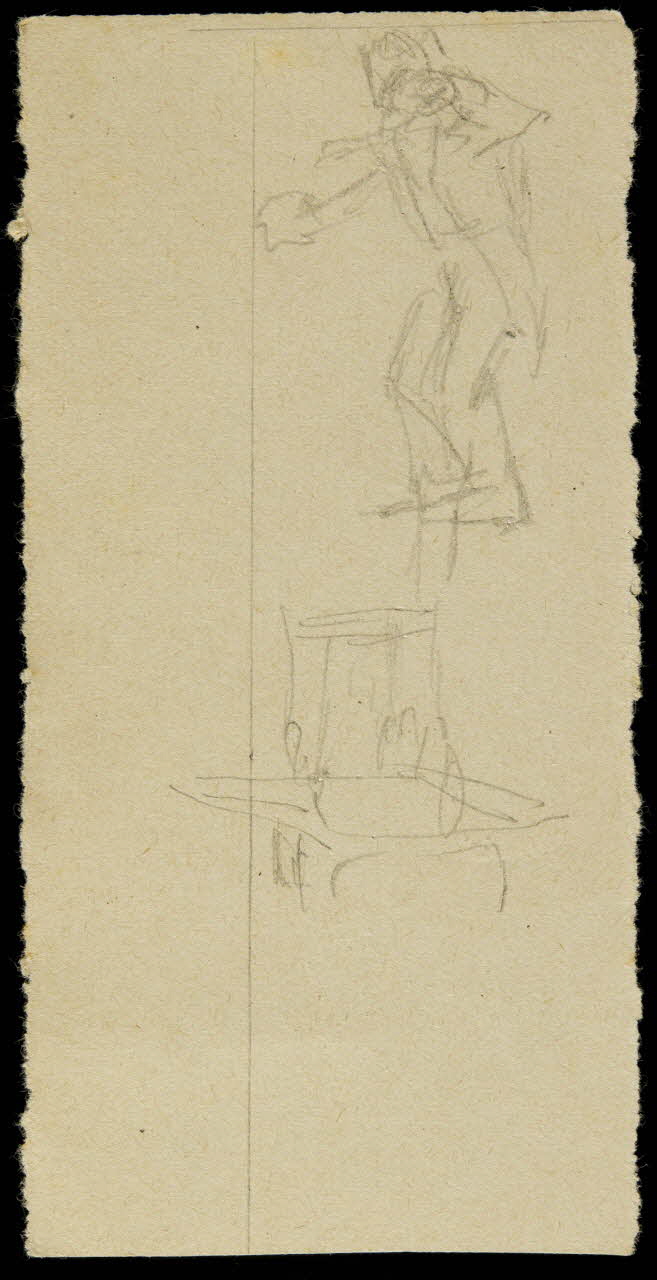 partie d'un ensemble de dessins Croquis d'équilibristes 1968.102.1747.9 Photo Mucem