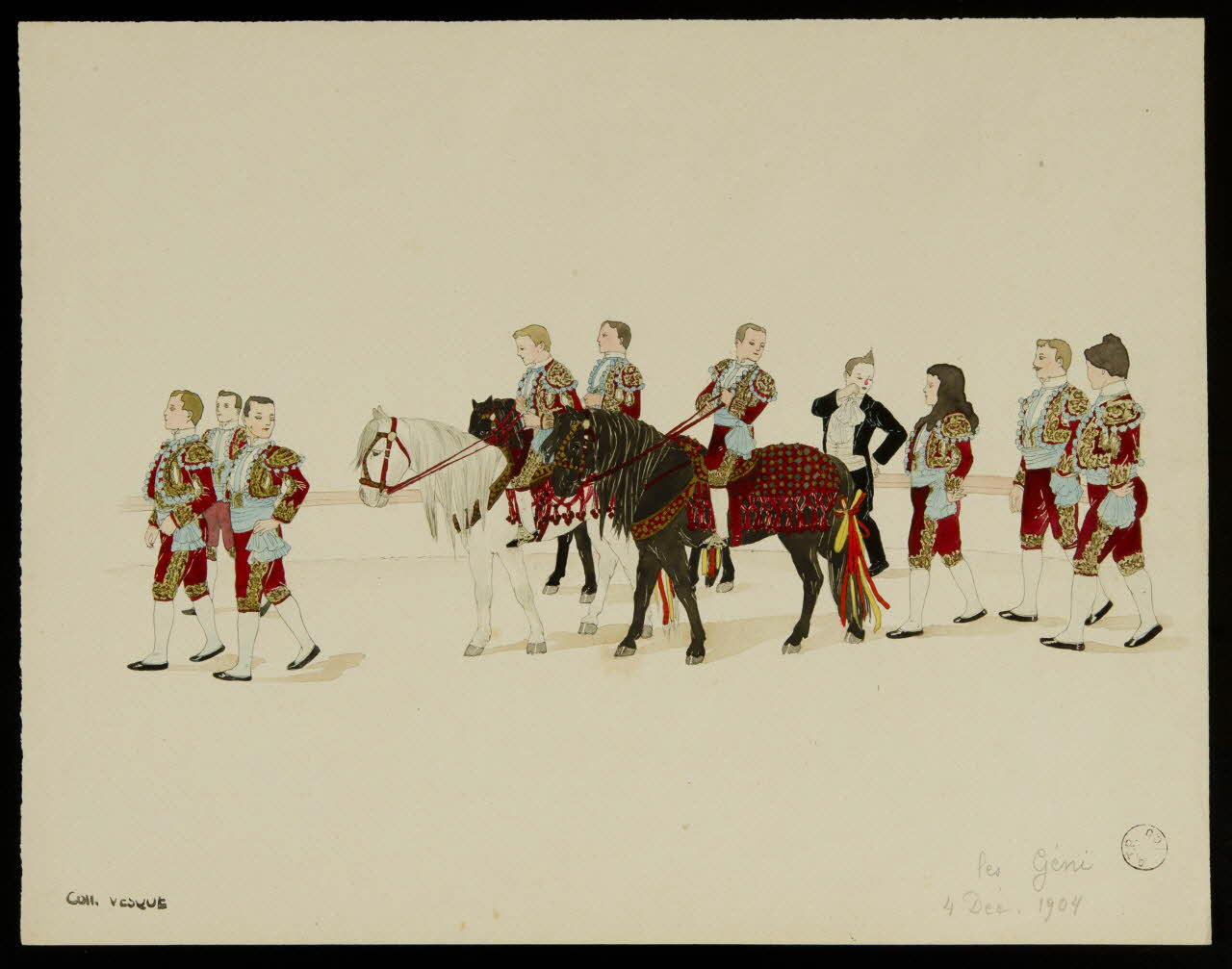 partie d'un ensemble de dessins Les Geni 1968.102.1769.2 Photo Mucem