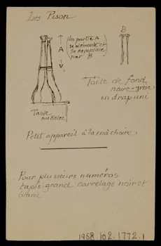 partie d'un ensemble de dessins Olympia  Géo et Volo 1968.102.1772.1 Photo Mucem