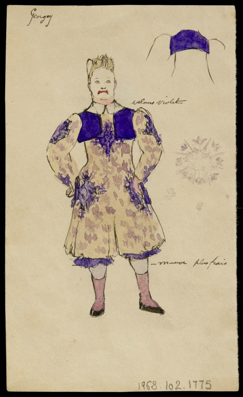 partie d'un ensemble de dessins Tommy 1968.102.1775 Photo Mucem