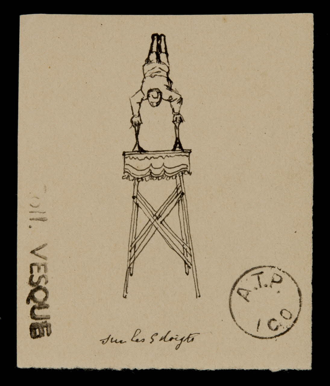 partie d'un ensemble de dessins Gerberry 1968.102.1777.1 Photo Mucem