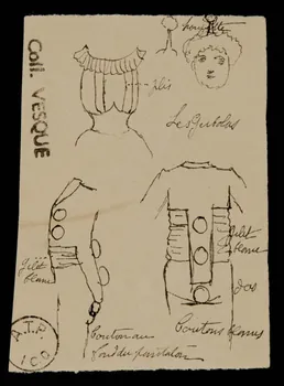 partie d'un ensemble de dessins Les Gerbolas 1968.102.1778.1 Photo Mucem