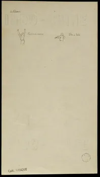 partie d'un ensemble de dessins Croquis de trapézistes 1968.102.1781.3 Photo Mucem