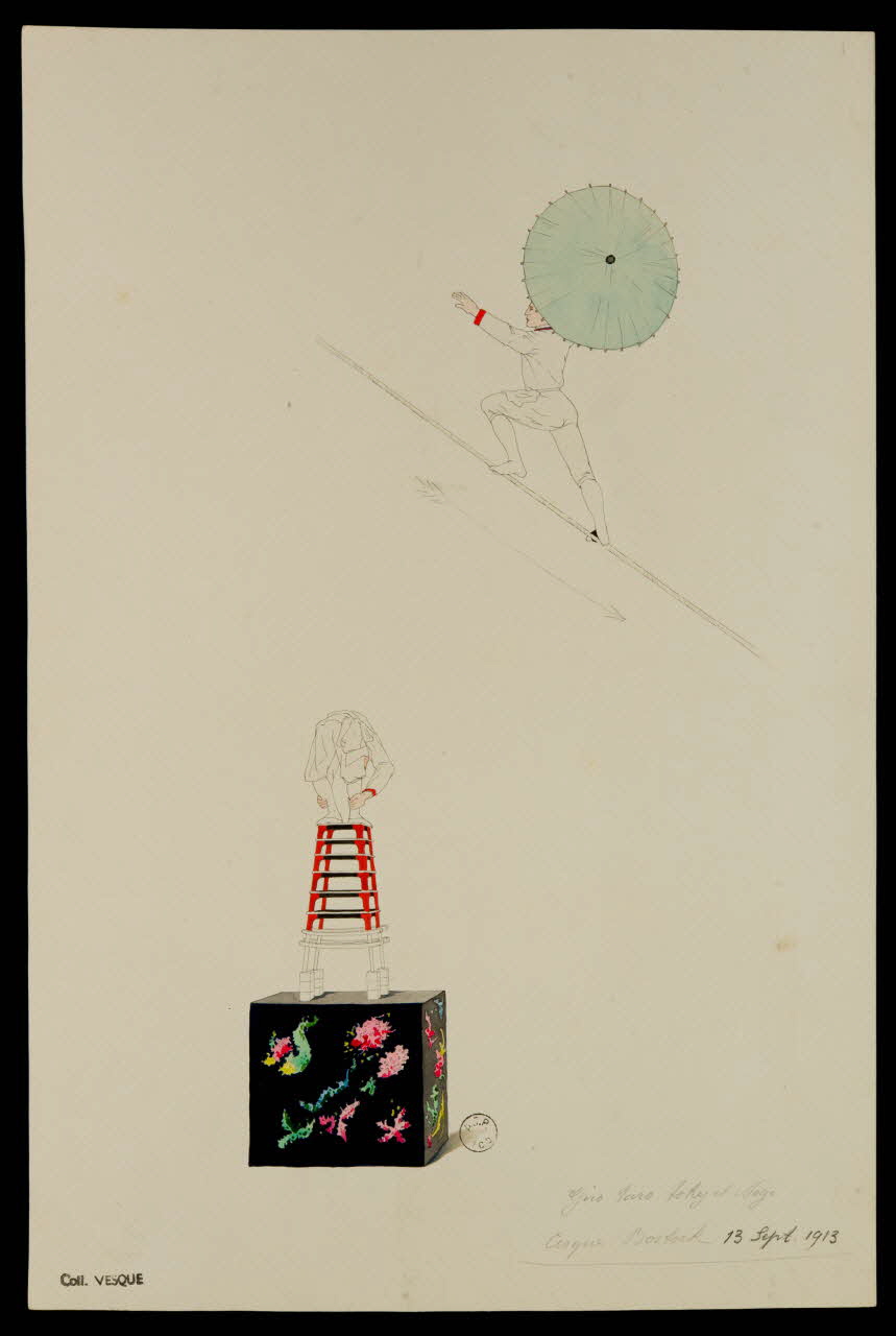 partie d'un ensemble de dessins Giro Taro Tani et Nogi 1968.102.1787.2 Photo Mucem