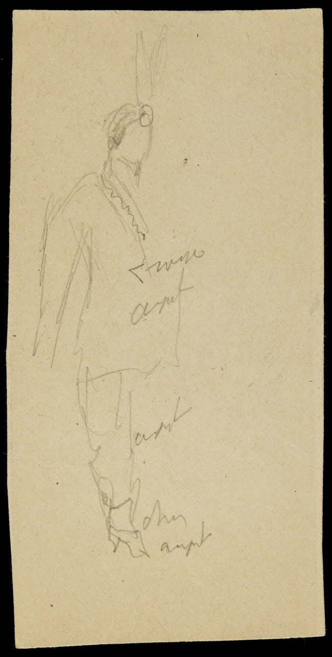 partie d'un ensemble de dessins Silhouettes de femmes 1968.102.1791.10 Photo Mucem