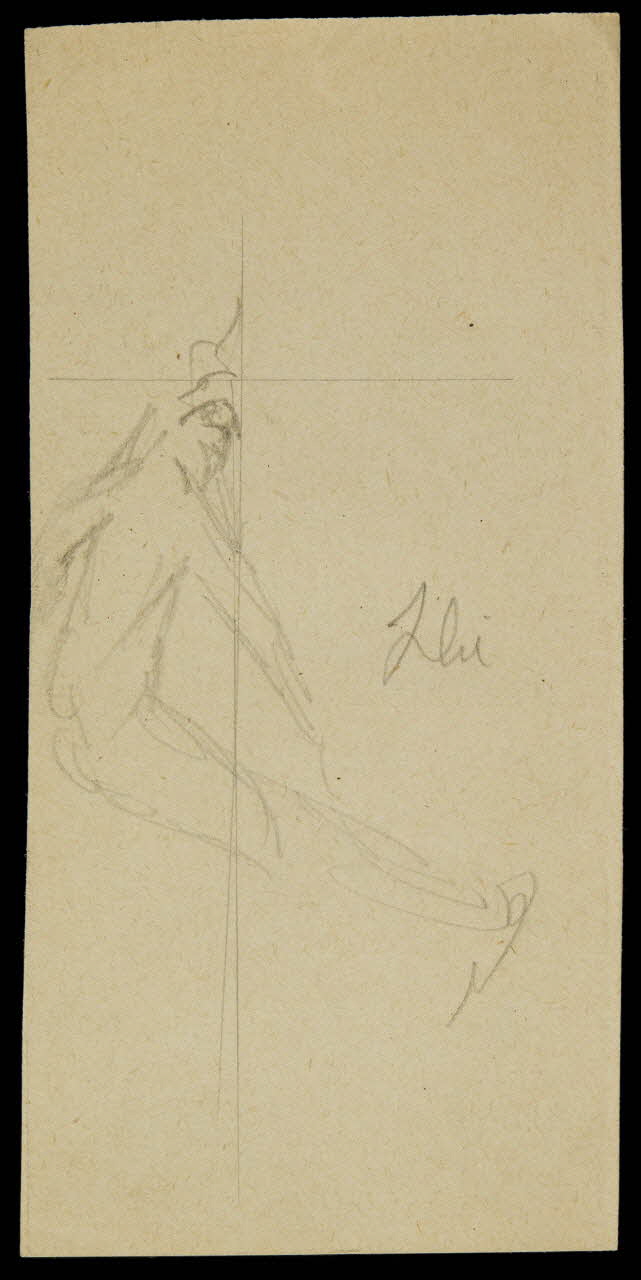partie d'un ensemble de dessins Silhouette 1968.102.1791.7 Photo Mucem