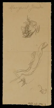partie d'un ensemble de dessins Margaret Jardis 1968.102.1796.3 Photo Mucem