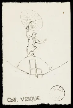 partie d'un ensemble de dessins Gordeu 1968.102.1816.1  Photo Mucem