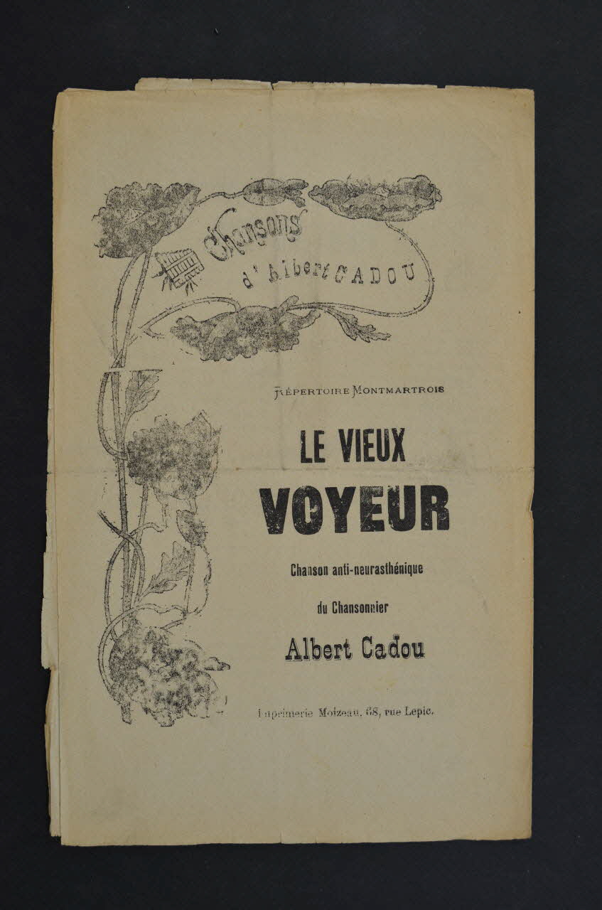 chanson petit format 1966.153.13 Photo Mucem