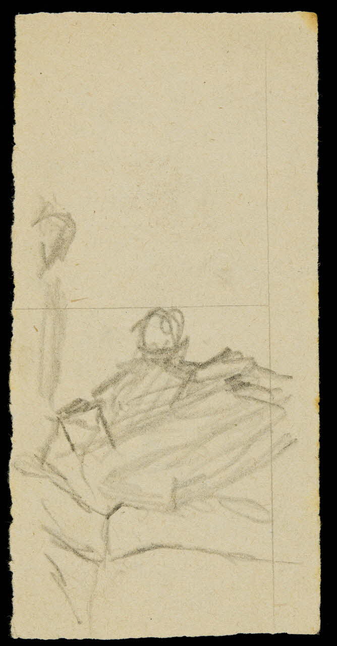 partie d'un ensemble de dessins Musicien au piano 1968.102.1838.12 Photo Mucem