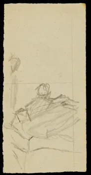 partie d'un ensemble de dessins Musicien au piano 1968.102.1838.12 Photo Mucem