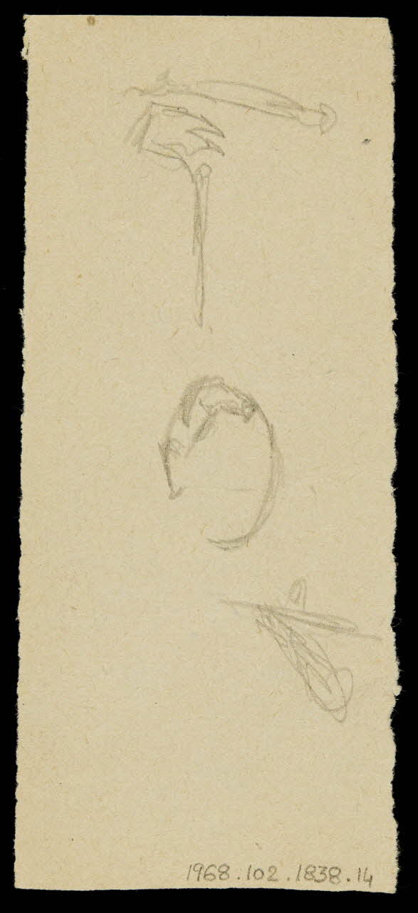 partie d'un ensemble de dessins Pianiste 1968.102.1838.14 Photo Mucem