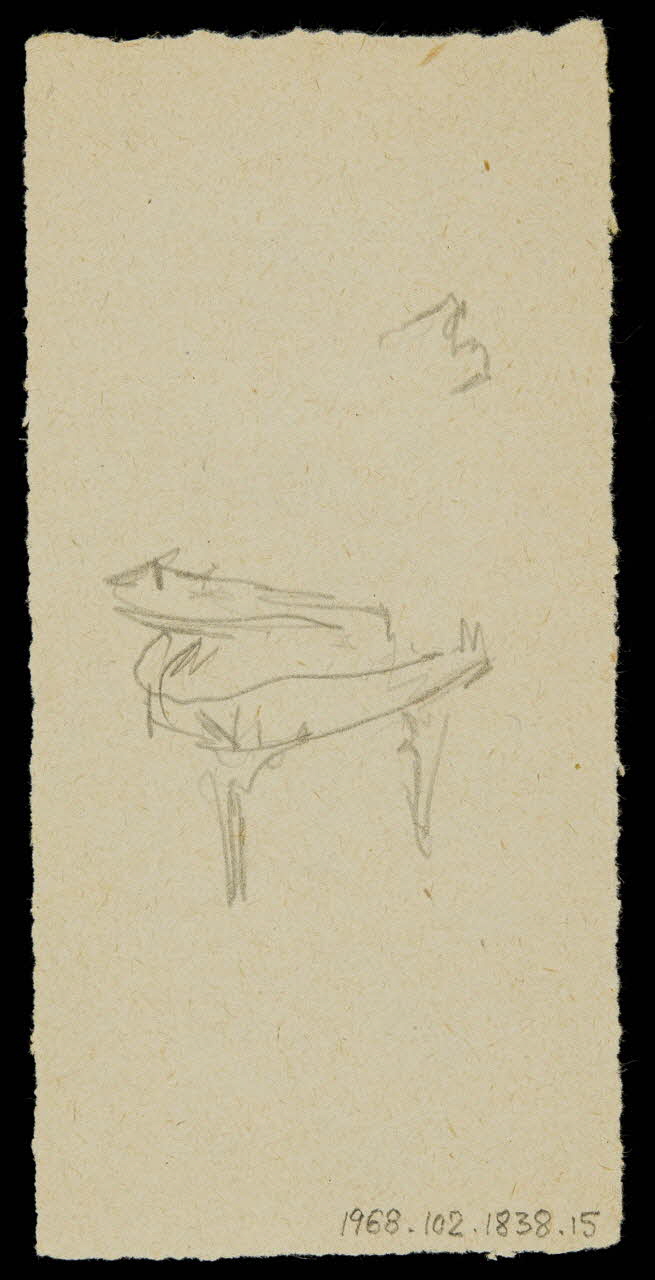 partie d'un ensemble de dessins Ebauche de dessin 1968.102.1838.15 Photo Mucem
