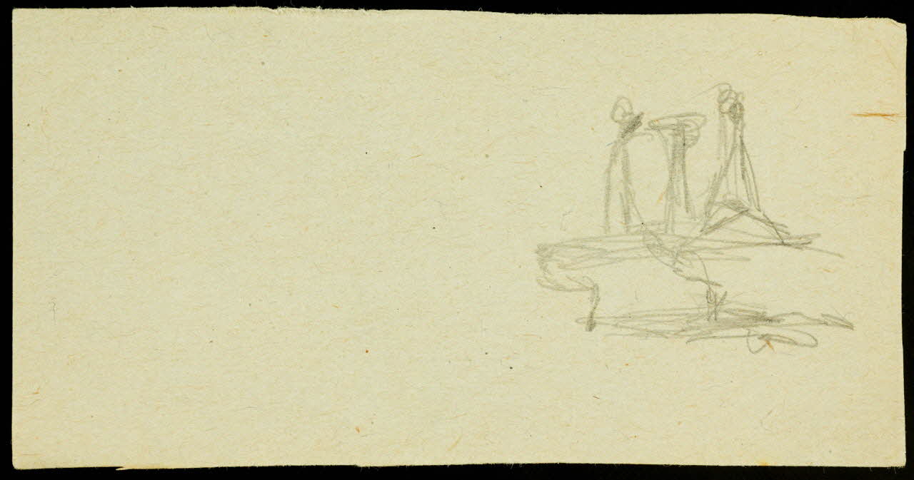 partie d'un ensemble de dessins Piano 1968.102.1839.14 Photo Mucem
