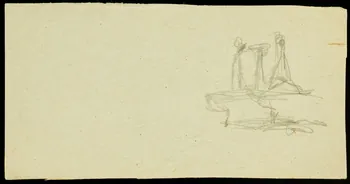 partie d'un ensemble de dessins Piano 1968.102.1839.14 Photo Mucem