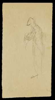 partie d'un ensemble de dessins Esquisses de personnages 1968.102.1840.5 Photo Mucem