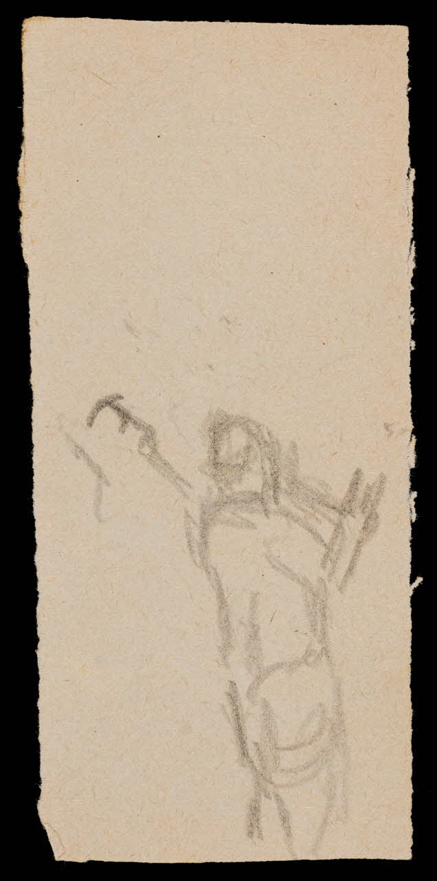 partie d'un ensemble de dessins Ebauche de figure 1968.102.1841.2 Photo Mucem