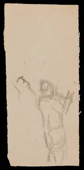partie d'un ensemble de dessins Ebauche de figure 1968.102.1841.2  Photo Mucem