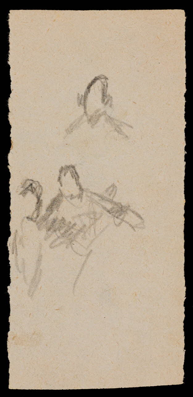 partie d'un ensemble de dessins Ebauche de figures 1968.102.1841.5 Photo Mucem