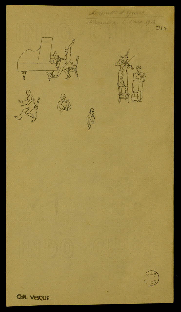 partie d'un ensemble de dessins Antonett et Grouk 1968.102.1842.4 Photo Mucem