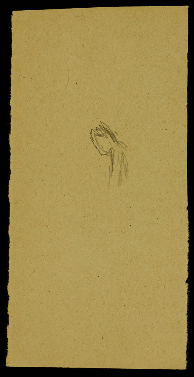 partie d'un ensemble de dessins Ebauche de jongleur 1968.102.1848.7 Photo Mucem