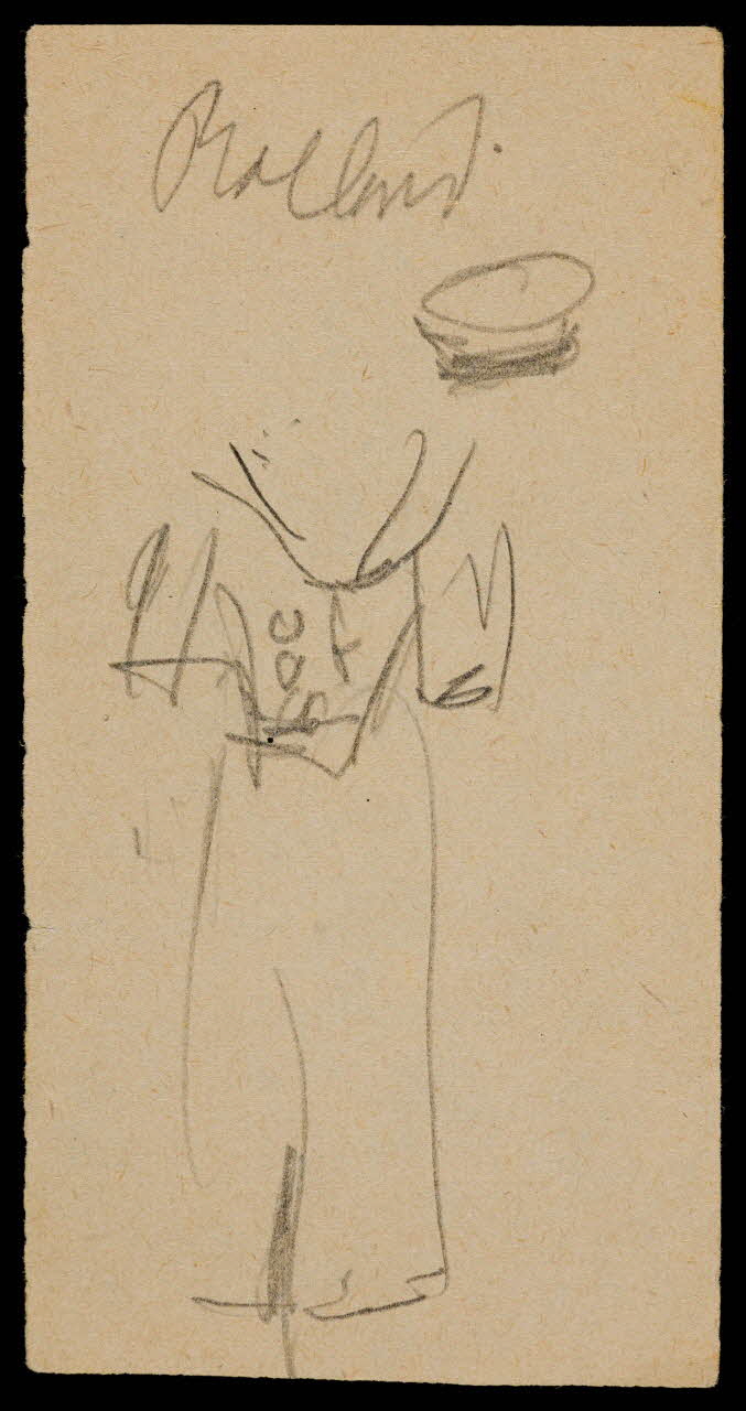 partie d'un ensemble de dessins Guerre 1968.102.1852.2 Photo Mucem