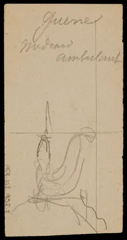 partie d'un ensemble de dessins Guerre 1968.102.1852.2 Photo Mucem
