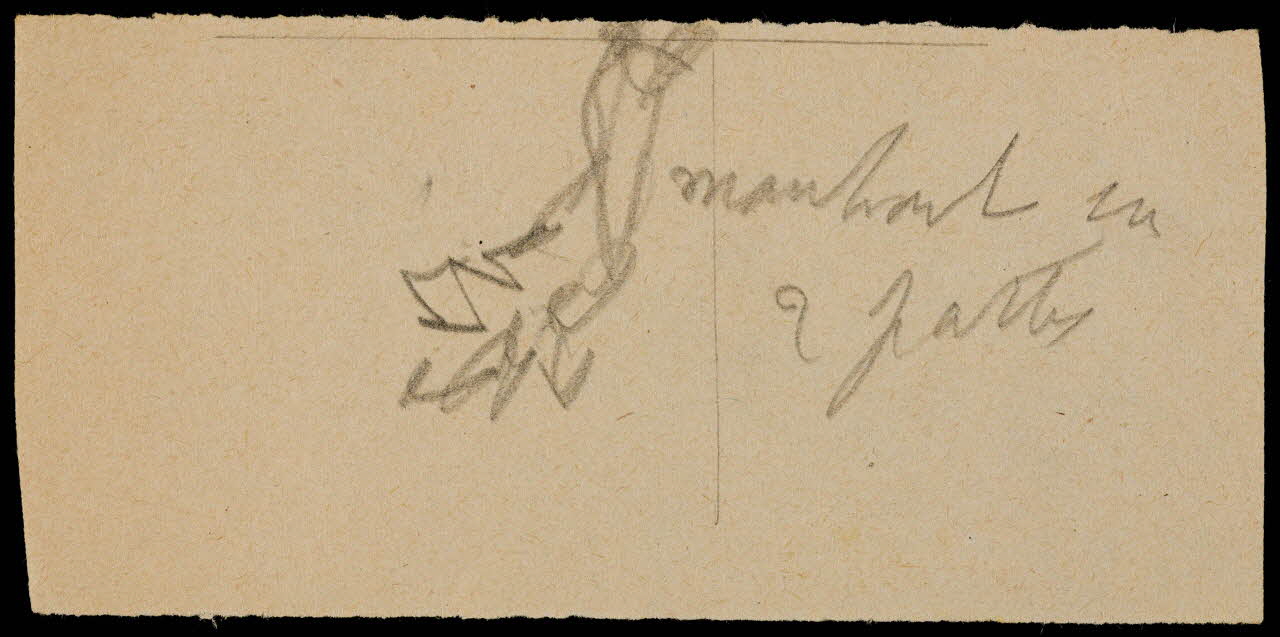 partie d'un ensemble de dessins Croquis 1968.102.1852.4 Photo Mucem