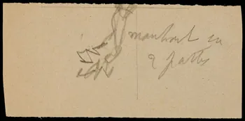 partie d'un ensemble de dessins Croquis 1968.102.1852.4 Photo Mucem