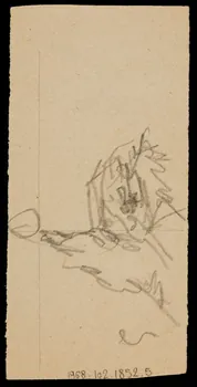 partie d'un ensemble de dessins Croquis de costume 1968.102.1852.5 Photo Mucem