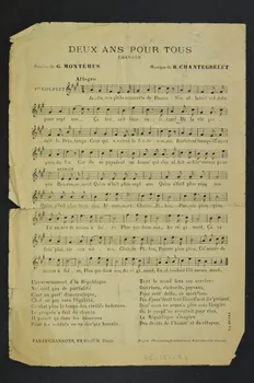 chanson petit format 1965.151.54 Photo Mucem
