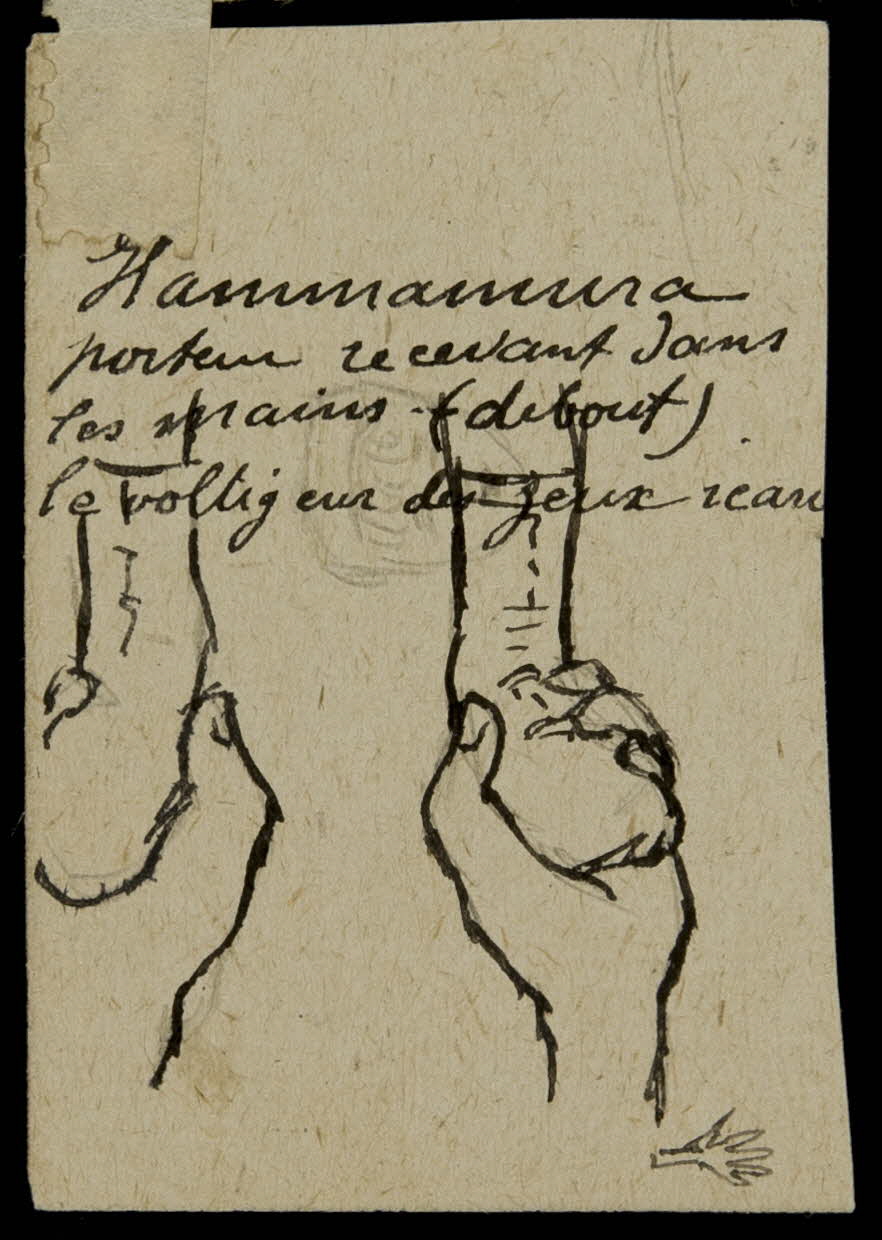 partie d'un ensemble de dessins Hamamura 1968.102.1864.9 Photo Mucem