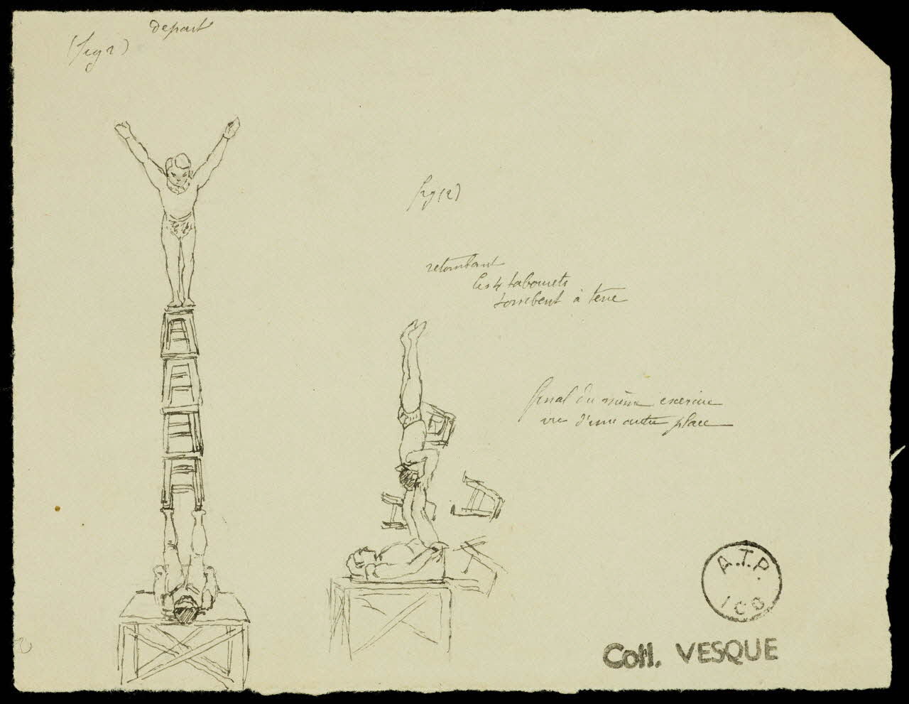 partie d'un ensemble de dessins Les Hammamura 1968.102.1866.5 Photo Mucem