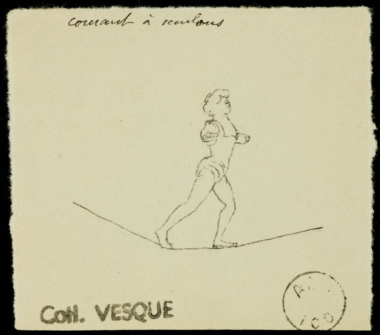 partie d'un ensemble de dessins Miss Hanna 1968.102.1870.10 Photo Mucem