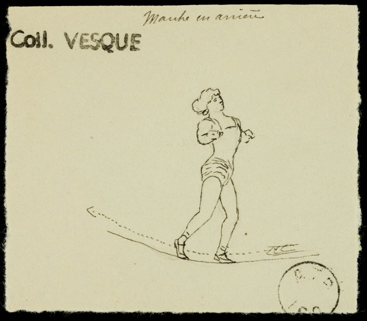 partie d'un ensemble de dessins Miss Hanna 1968.102.1870.12 Photo Mucem