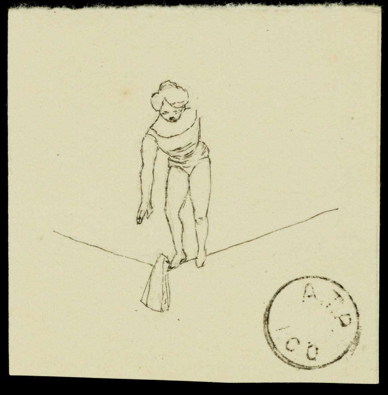 partie d'un ensemble de dessins Miss Hanna 1968.102.1870.16 Photo Mucem