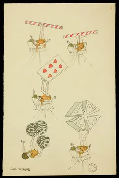 partie d'un ensemble de dessins Numéro d'adresse 1968.102.1870.24 Photo Mucem