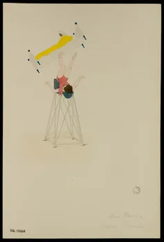 partie d'un ensemble de dessins Miss Hanna 1968.102.1870.27 Photo Mucem