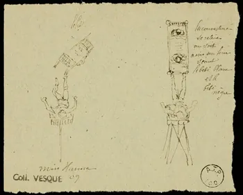 partie d'un ensemble de dessins Miss Hanna 1968.102.1870.30 Photo Mucem