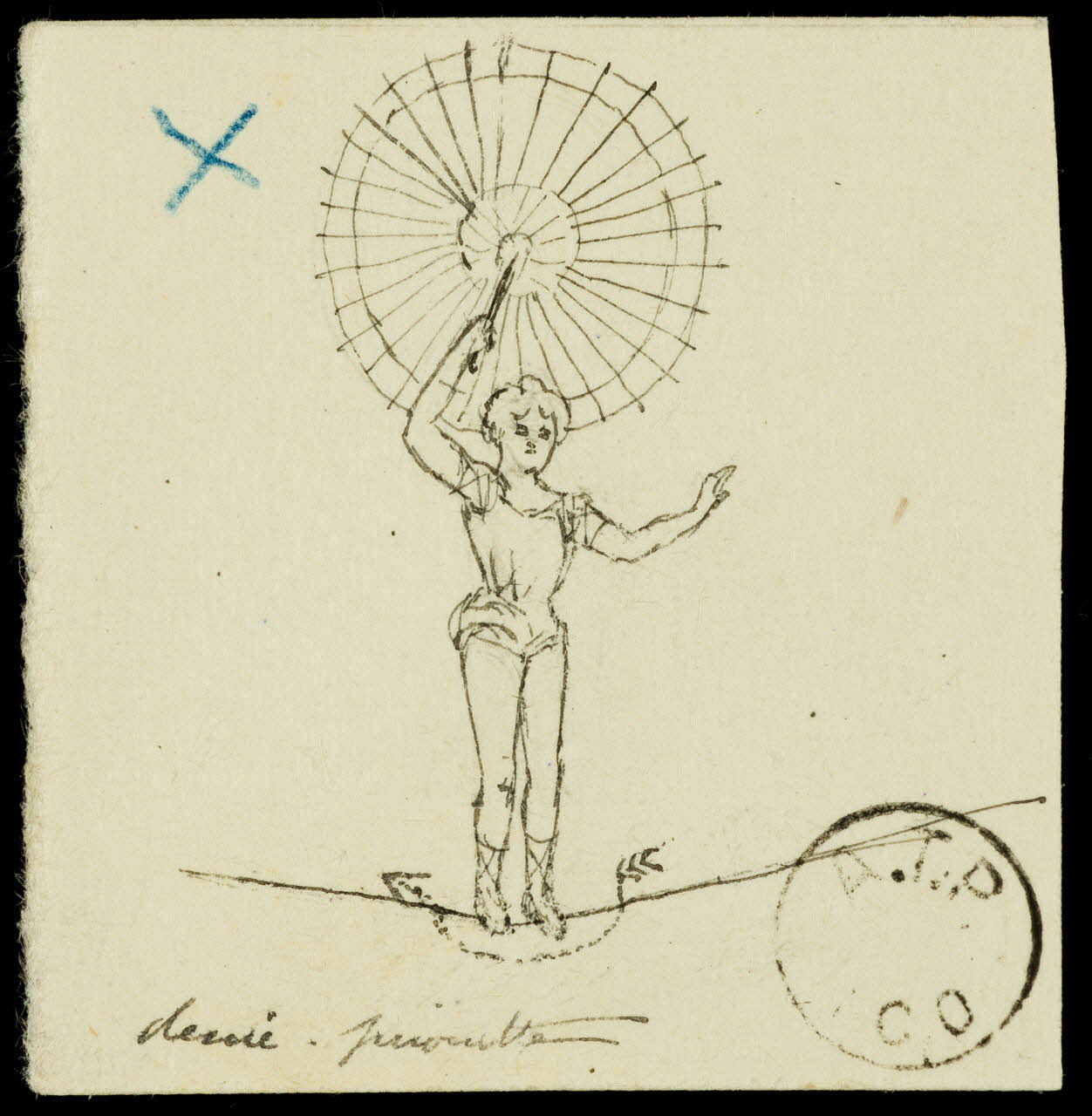partie d'un ensemble de dessins Miss Hanna 1968.102.1870.5 Photo Mucem