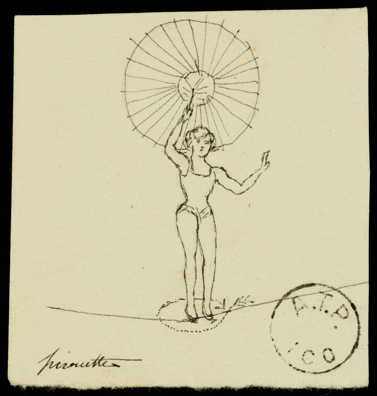 partie d'un ensemble de dessins Virginia Terrando 1968.102.1870.6 Photo Mucem