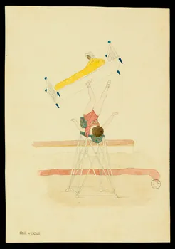 partie d'un ensemble de dessins Numéro de cirque avec un bébé 1968.102.1871.2 Photo Mucem