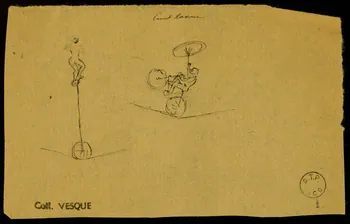 partie d'un ensemble de dessins Ernest Hassan 1968.102.1880.16 Photo Mucem