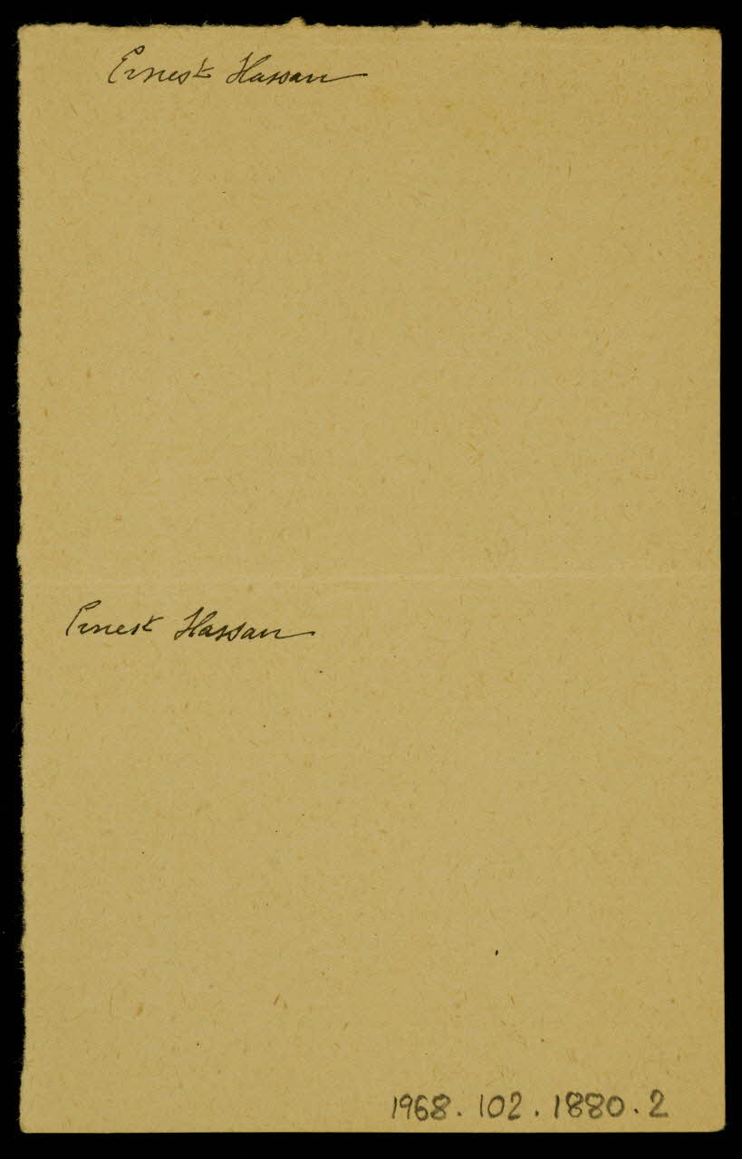 partie d'un ensemble de dessins Ernest Hassan  Les yeux bandés 1968.102.1880.2 Photo Mucem